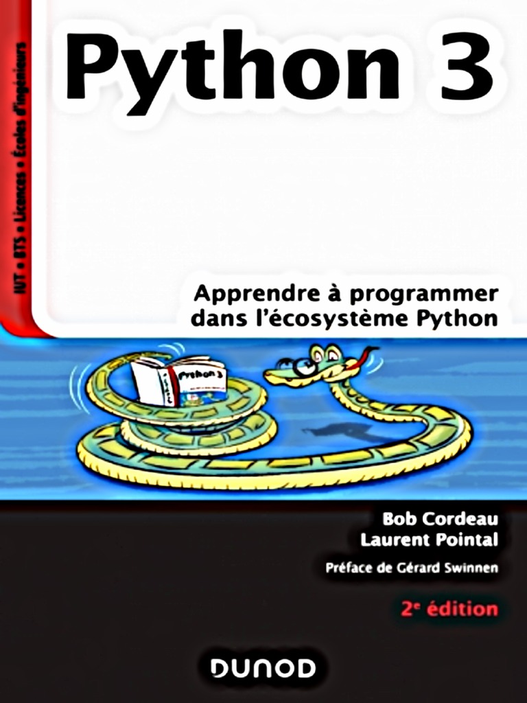 00 Dunod Python 3 2ed | PDF | Python (Langage de programmation) |  Programmation informatique