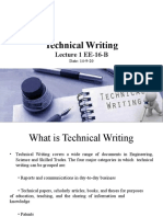 Lecture 1 Technical Writing