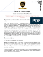 1º Dia - Conferencia Sobre o Ritual de Exorcismo de 1999