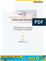 Prepflix: Wipro Elite NLTH Free Placement Material
