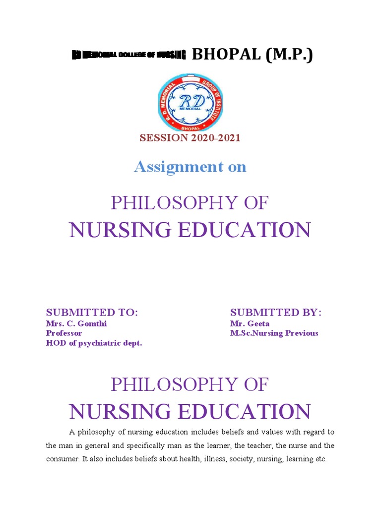 EDUCATIONAL PHILOSOPHIES IN NURSING EDUCATION visual data 3