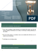 Design & Fabrication of Hybrid Power Generation Using Photo Voltic & Wind Turbine