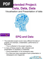 Presenting Data For The EPQ