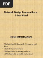 Network Design Proposal For A 5 Star Hotel