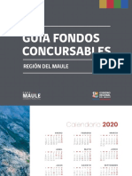 Guía Fondos Concursables 2020