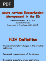 Acute Asthma Exacerbation: Management in The ED