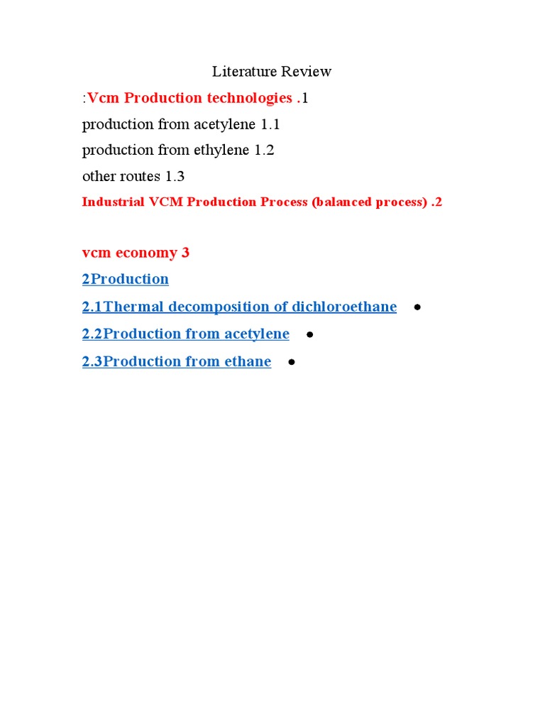 VCM Production Technologies Overview | PDF