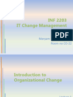 INF 2203 IT Change Management: Maryam Masoud Khamis Room No CO-22