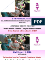 1. Oración 2021 PARA NO A LA ABLACIÓN FEMENINA. En Inglés y Español