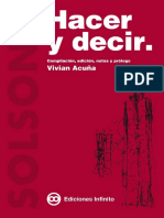 Hacer y Decir - Vivian Acuña