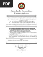 EBCI Enrollment Application Guide