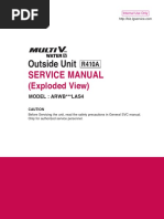 Multi V Water IV Outside Unit Service Manual Exploded View Model Arwb Las4