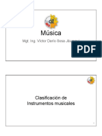 Musica - 03 Clasificación de los instrumentos musicales