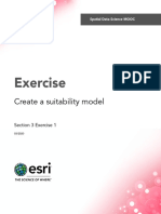 Exercise: Create A Suitability Model