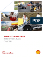 Shell Eco Marathon 2020 Official Rules Chapter One PDF