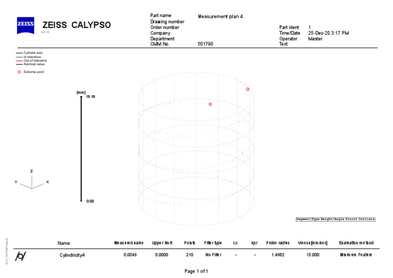 Zeiss Calypso Measurement Plan 4 PDF
