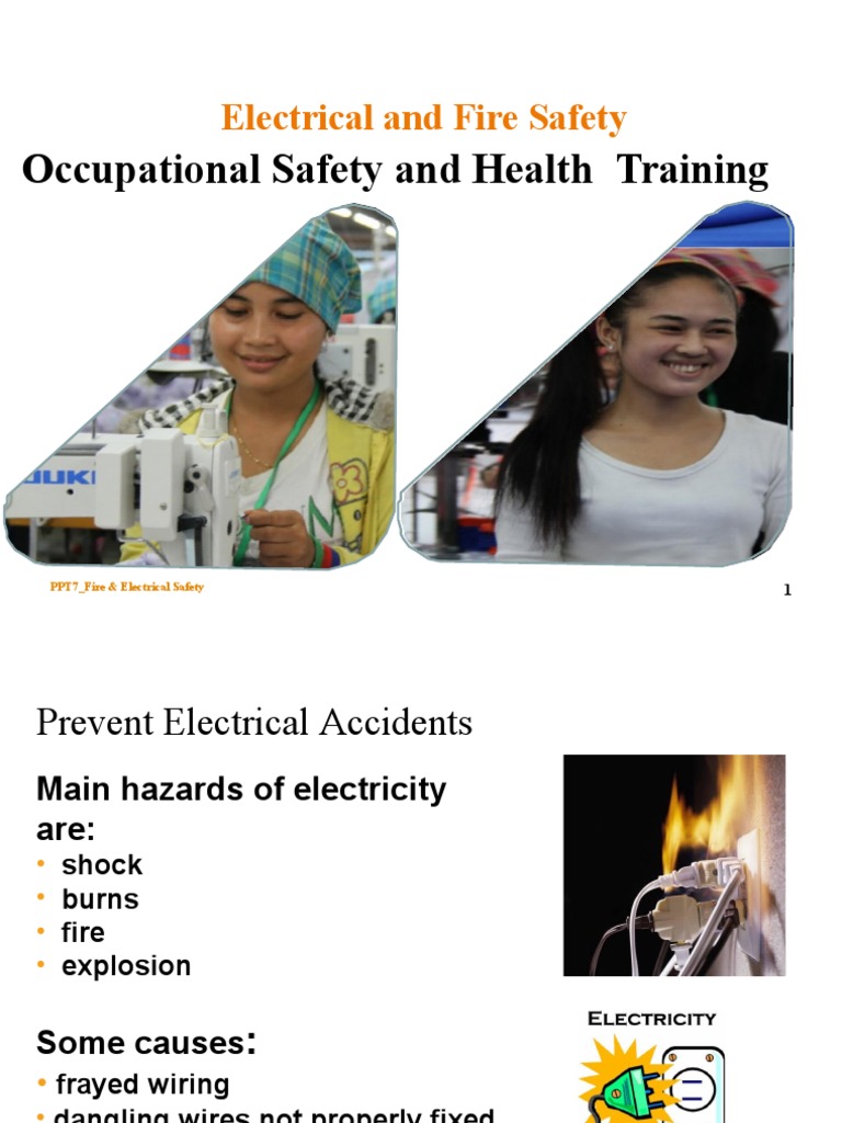 Electrical and Fire Safety Training Guide | PDF | Fires | Firefighting