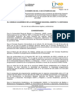 Acuerdo 083 Del 13 de Octubre de 2020 Programacin Acadmica Nacional 2021