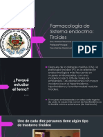 Farmacología Tiroides 2020 - Medicina