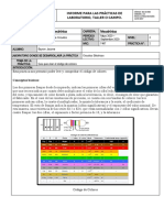 Informe para Leer El Codigo de Colores