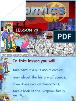Comics Lesson - History, Characters & TV