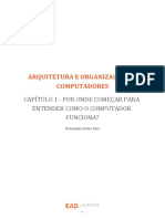 Arquitetura e Organização - 1 PDF