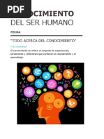 CONOCIMIEMTO