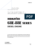 Motor Komatsu 68e