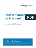 Receta Fiambrera de Harvard