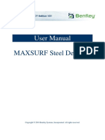 User Manual: MAXSURF Steel Designer