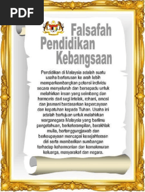 Falsafah Pendidikan Negara Visi Dan Misi
