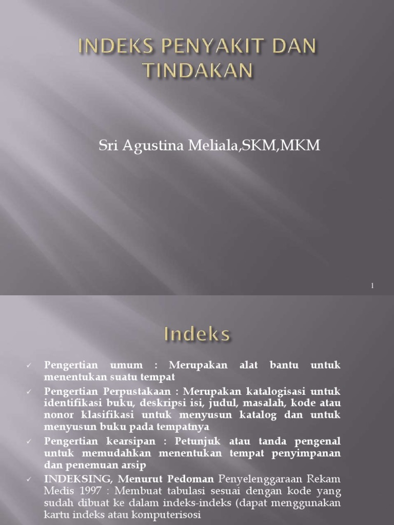 Indeks PDF | PDF