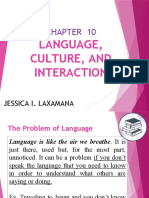CHAPTER 10-Language, Culture and Interaction