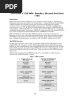 An Overview of IEEE 1451.4 Transducer Electronic Data Sheets (TEDS)