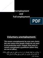Unemployment and Full Employment