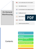 On-Demand Warehousing: Access Warehousing Services When Required