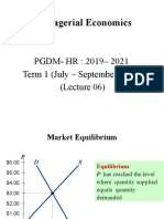 Market Equilibrium Analysis