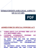 Human Right and Legal Aspects