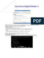 Konfigurasi Proxy Server Squid Di Debian 7