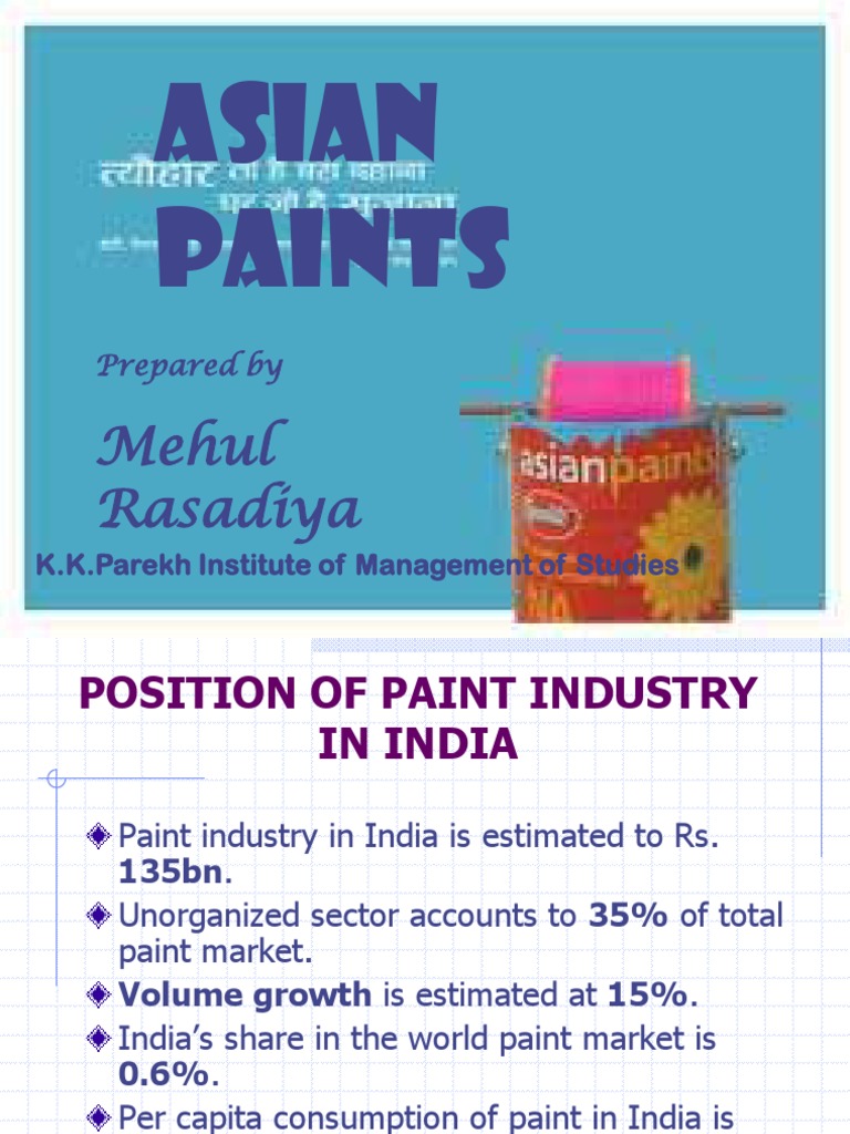 Asian Paints: Growth and Strategy Insights | PDF | Supply Chain | Asia