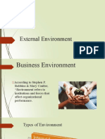 Externalenvironment