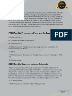 2020 Zambia Ecommerce Expo and Conference Agenda: Page 1 of 2