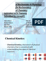 Department of Biochemistry & Physiology 3 Semester (Bs Biochemistry) Presentation of Chemistry Submitted To:dr - Yasmeen Submitted by Group#1