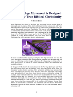 The New Age Movement Is Designed To Destroy True Biblical Christianity PDF