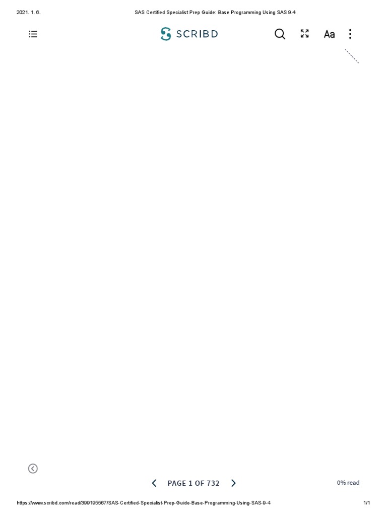 Sas Certified Specialist Prep Guide Base Programming Using Sas 9 4