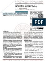 Factors Affecting The Development of Innovation Management Related To Industry