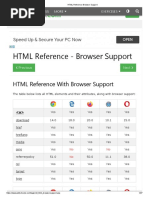 HTML Reference Browser Support