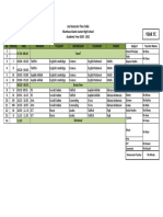 Timetable Year 7C - 2nd Semester PDF