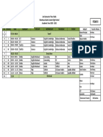 Timetable Year 9 - 2nd Semester PDF