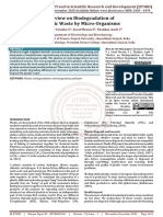 Review On Biodegradation of Plastic Waste by Micro Organisms